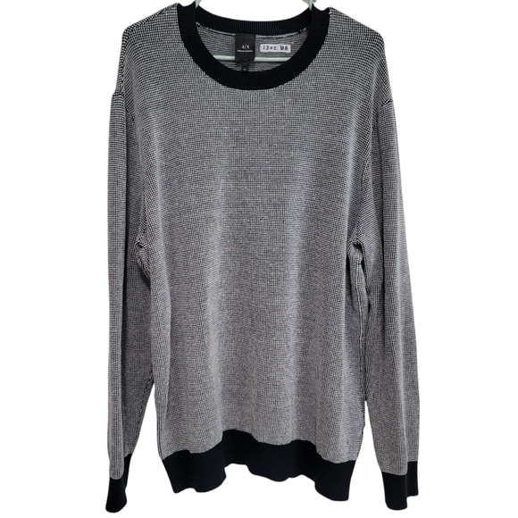 AX Armani Exchange Mens Sz XL Crewneck Pullover Sweater Preppy Business Casual - Picture 1 of 11